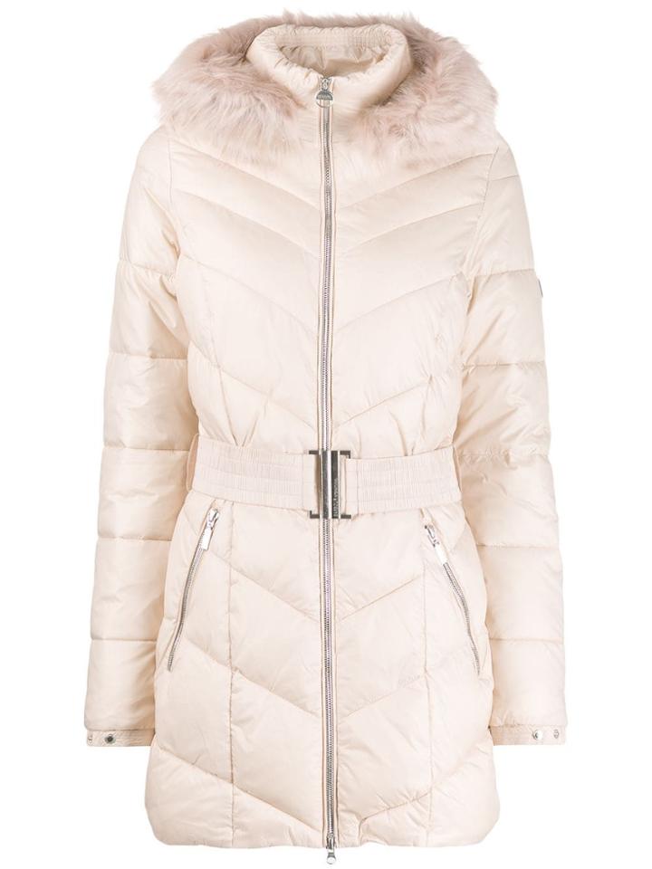 Barbour Highpoint Padded Parka Coat - Neutrals