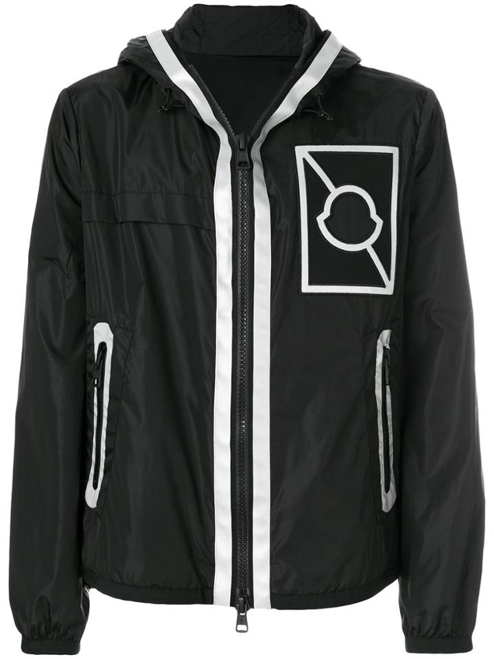 Moncler Reflective Strip Detail Jacket - Black