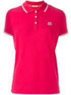 Moncler Logo Polo Shirt, Women's, Size: Xl, Pink/purple, Cotton
