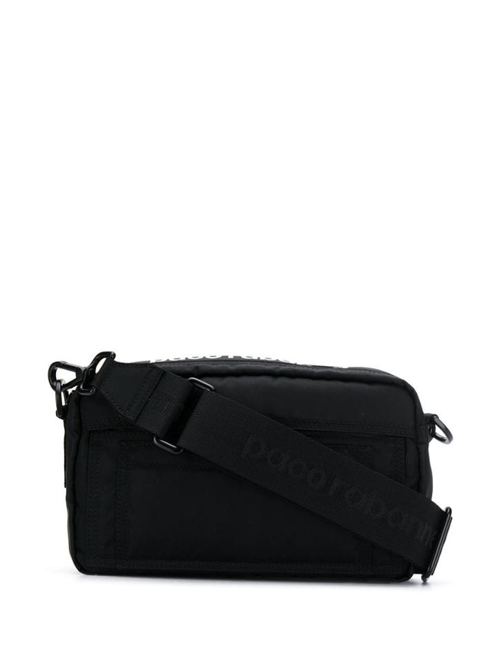 Paco Rabanne Zipped Crossbody Bag - Black