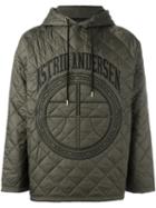 Astrid Andersen Quilted Hoodie, Men's, Size: Medium, Green, Polyamide/polyester