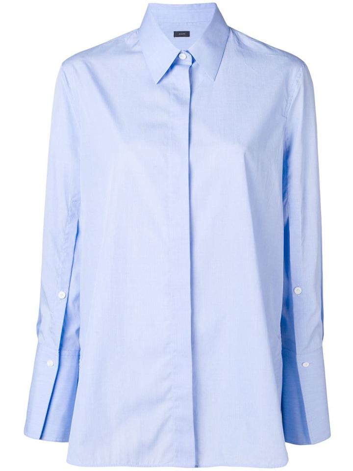 Joseph Pointed Collar Shirt - Blue