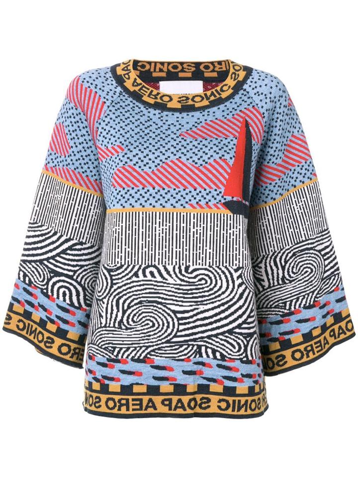 Henrik Vibskov Sail Trumpet Jumper - Blue