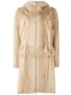Liska - Chantal Coat - Women - Mink Fur - S, Nude/neutrals, Mink Fur