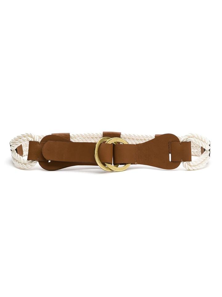 Olympiah Rope Belt - White