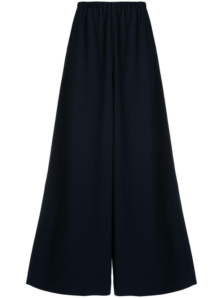 The Row High-waisted Wide Leg Trousers - Blue