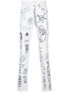 Haculla Mindful Doodles Jeans - White