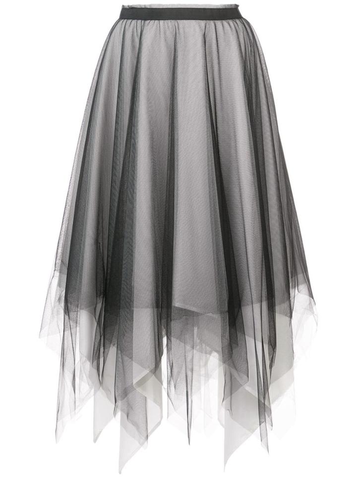 Marc Le Bihan Asymmetric Full Skirt - Black