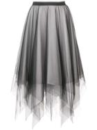 Marc Le Bihan Asymmetric Full Skirt - Black