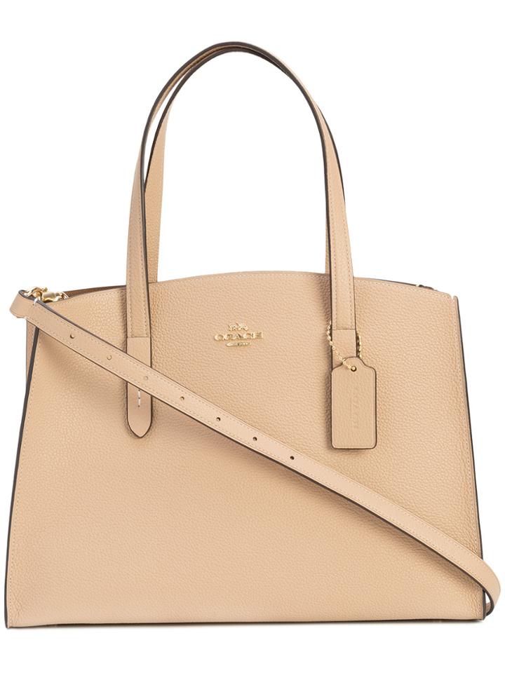 Coach Charlie Carryall Shoulder Bag - Nude & Neutrals