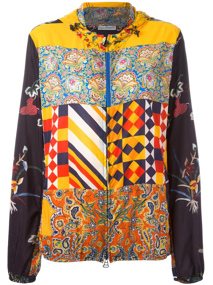 Pierre-louis Mascia Printed Hooded Jacket, Women's, Size: Large, Nylon