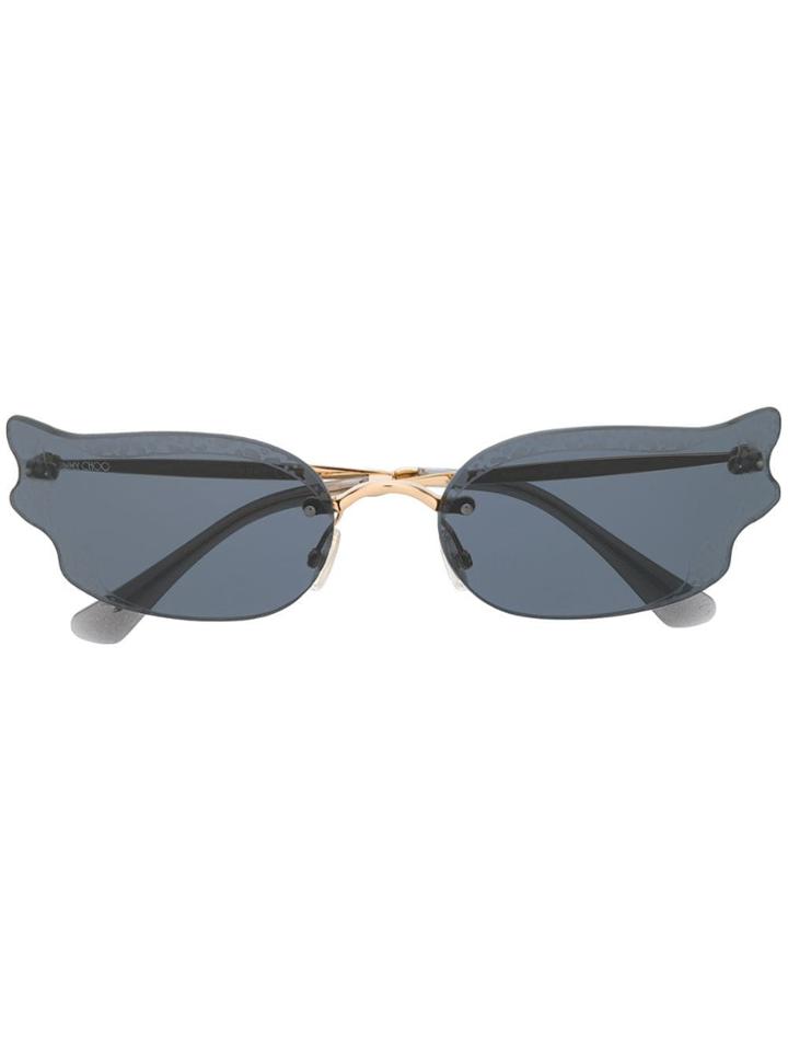 Jimmy Choo Eyewear Ember Cat-eye Sunglasses - Black