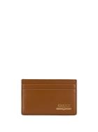 Gucci Leather Card Case With Gucci Logo - Brown