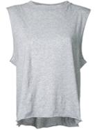 Nobody Denim Heather Raw Band Tank, Women's, Size: Medium, Grey, Organic Cotton