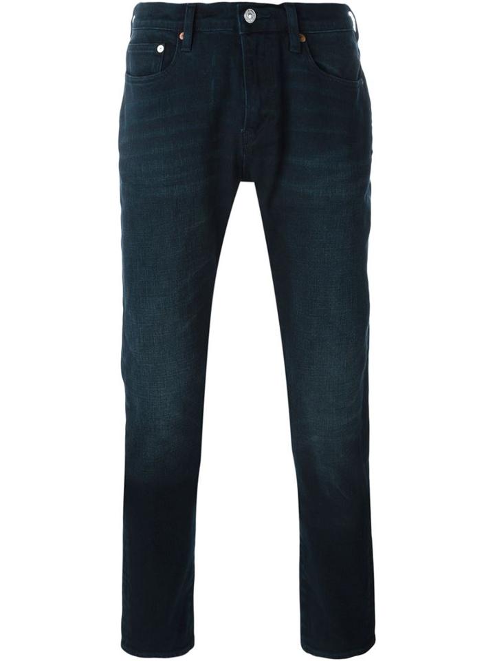 Paul Smith Jeans Slim Fit Jeans, Men's, Size: 34, Blue, Cotton/polyurethane
