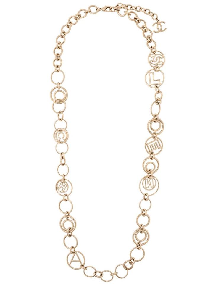 Chanel Pre-owned Gold-plated Chain Necklace