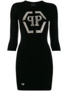 Philipp Plein Knit Day Dress - Black