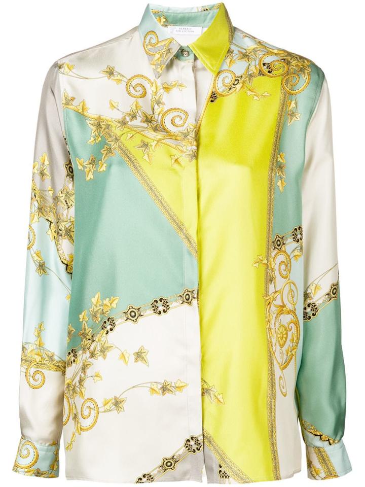 Versace Collection Signature Print Shirt - Neutrals