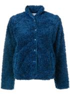 Ymc Textured Button-up Jacket - Blue