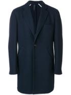 Tombolini Single Breasted Coat - Blue