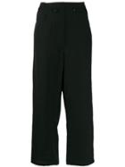 Anntian Drawstring Waist Trousers - Black
