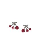 Eshvi 'lava' Earrings, Women's, Red