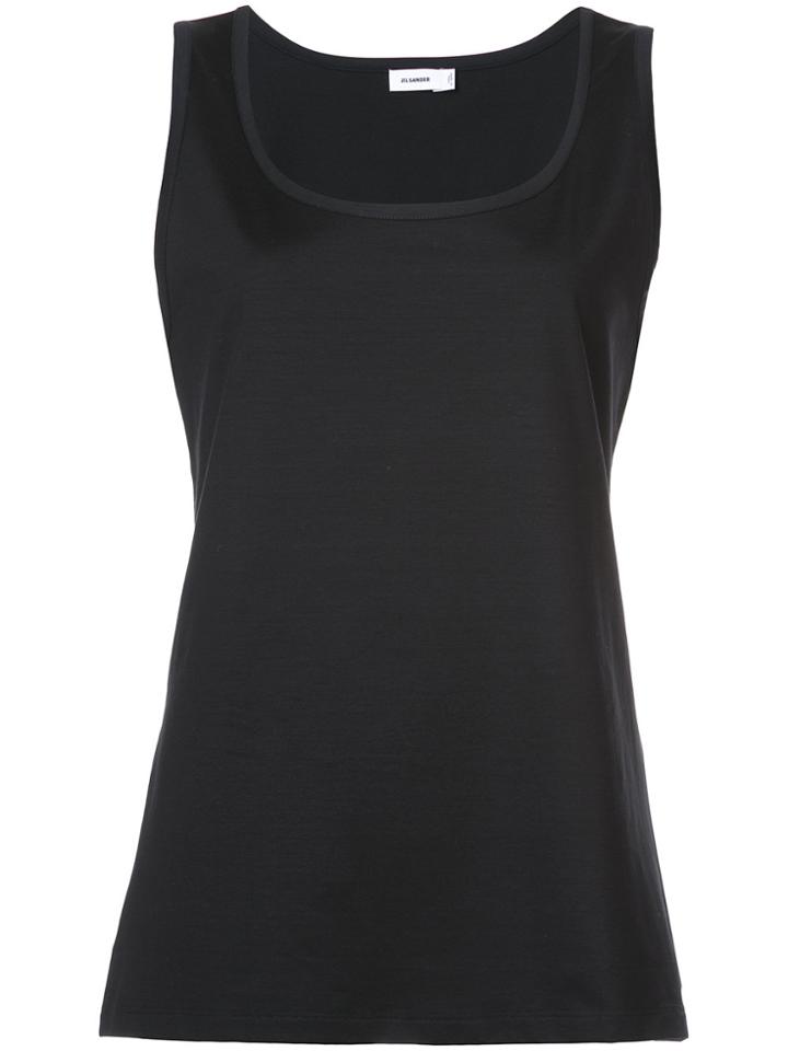 Jil Sander Classic Tank Top - Black