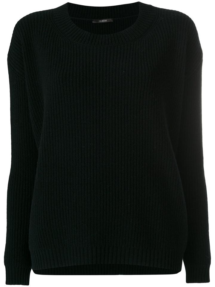 Odeeh - Ribbed Jumper - Women - Virgin Wool - 36, Black, Virgin Wool