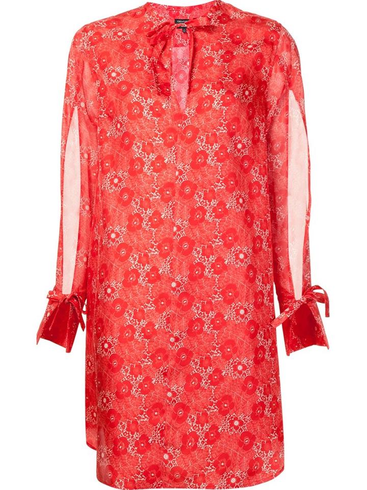 Creatures Of The Wind Longsleeved Slit Short Dress
