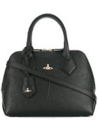 Vivienne Westwood Logo Embellished Tote - Black