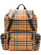 Burberry Vintage Rainbow Check Backpack - Nude & Neutrals