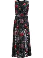 Adam Lippes Sleeveless Deep V-neck Dress, Women's, Size: 8, Black, Viscose