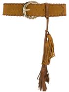 Twin-set Long Tassel Belt - Brown