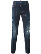 Dsquared2 - Tidy Biker Jeans - Men - Cotton/polyester/spandex/elastane - 56, Blue, Cotton/polyester/spandex/elastane