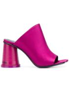 Mm6 Maison Margiela Cup Heel Mules - Pink & Purple