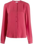 Filippa-k Adele Mandarin Collar Shirt - Pink
