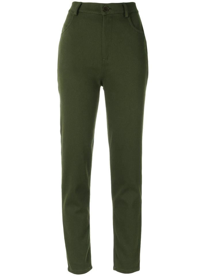 Uma Raquel Davidowicz High-waist Trousers - Green