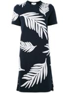 Thom Browne - Palm Tree Dress - Women - Cotton/polyester/rayon - 38, Blue, Cotton/polyester/rayon