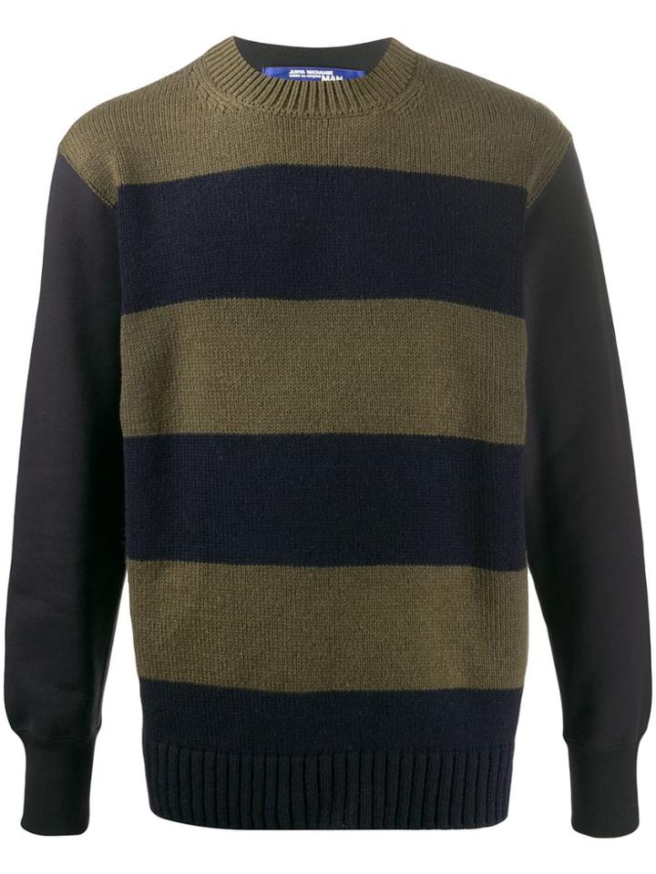Junya Watanabe Striped Jumper - Blue