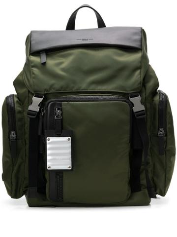 Fpm - Fabbrica Pelletterie Milano Double Buckle Backpack - Green