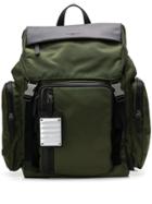 Fpm - Fabbrica Pelletterie Milano Double Buckle Backpack - Green