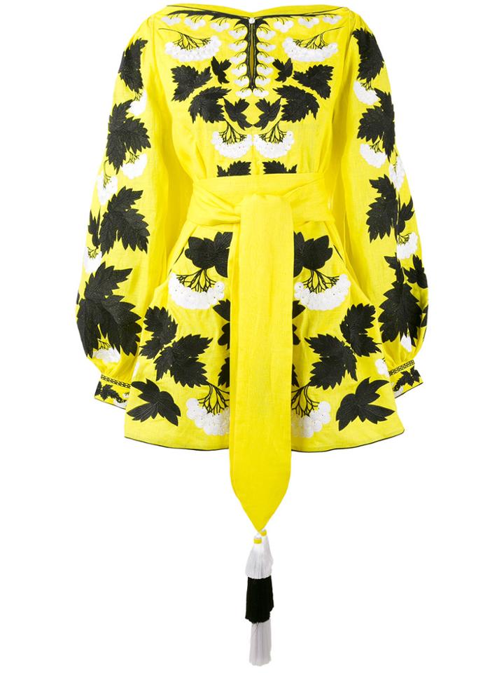 Yuliya Magdych 'kalyna' Dress - Yellow & Orange