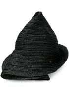 Flapper Straw Hat - Black
