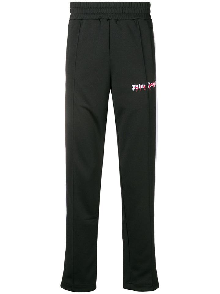 Palm Angels Striped Track Trousers - Black