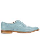 Church S Burwood Brogues, Women's, Size: 39, Blue, Leather/patent Leather