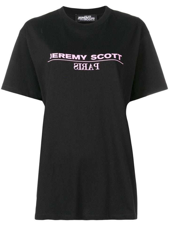 Jeremy Scott Printed Loose-fit T-shirt - Black