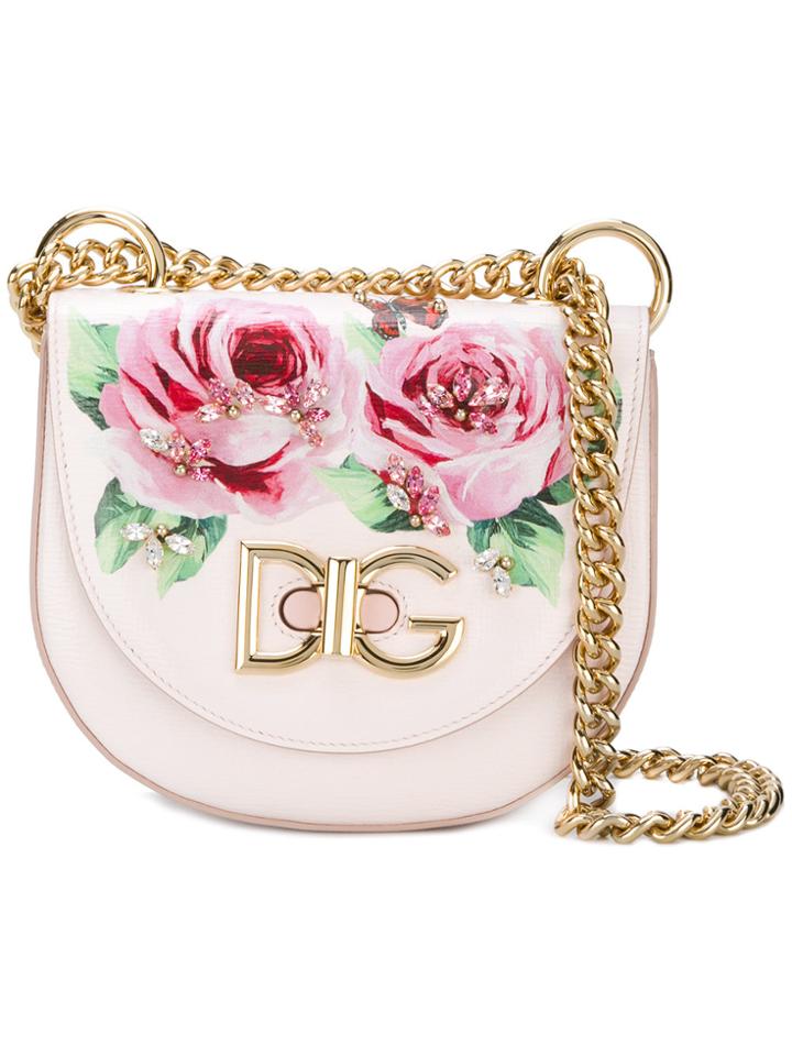 Dolce & Gabbana Wifi Small Crossbody Bag - Pink & Purple