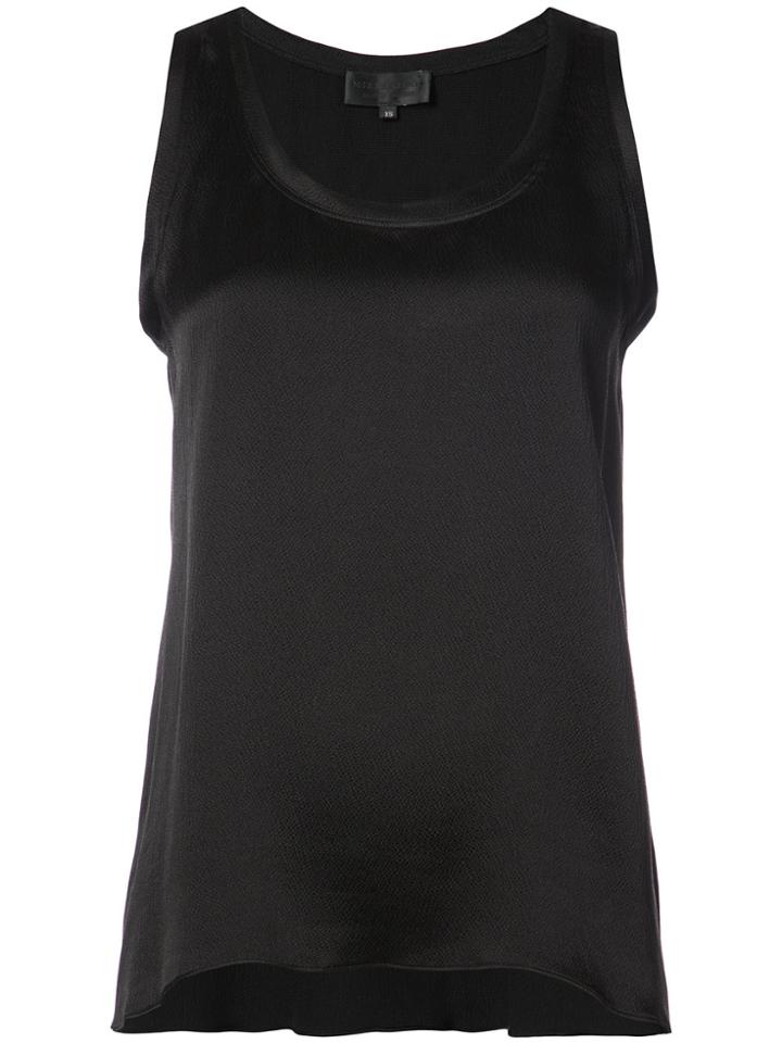 Nili Lotan Round Neck Camisole - Black