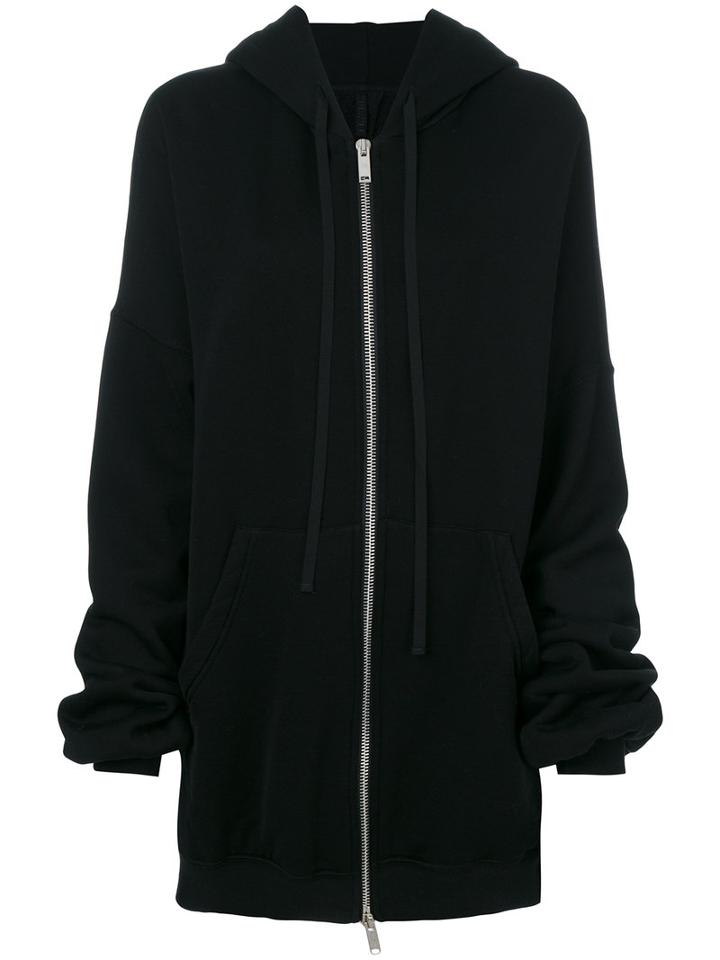 Unravel Project - Hooded Zip Up Jacket - Women - Cotton - S, Black, Cotton