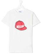 Moschino Kids Graphic Print T-shirt - White